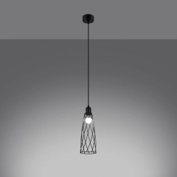 Lampa wisząca SUBA 1 czarna SL.1165 Sollux Lighting