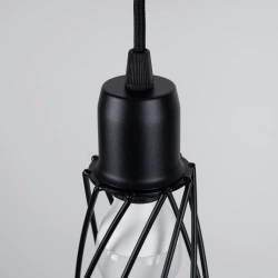 Lampa wisząca SUBA 1 czarna SL.1165 Sollux Lighting