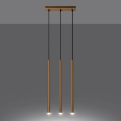 Lampa wisząca PASTELO 3L złota SL.1171 Sollux Lighting