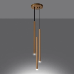 Lampa wisząca PASTELO 3P złota SL.1172 Sollux Lighting