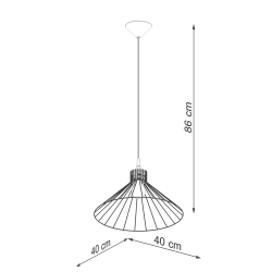 Lampa wisząca EDA SL.1186 Sollux Lighting