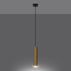 Lampa Wisząca LAGOS 1 złoty połysk SL.1200 Sollux Lighting