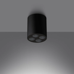 Plafon ZOE czarny LED SL.1210 Sollux Lighting
