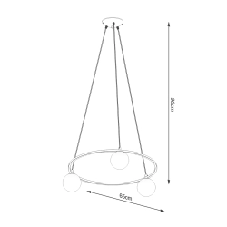 Żyrandol YOLI 3 SL.1213 Sollux Lighting