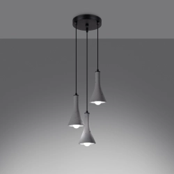 Lampa wisząca REA 3P beton SL.1226 Sollux Lighting