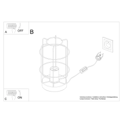 Lampa biurkowa GOTTO SL.1265 Sollux Lighting