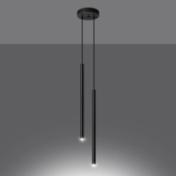 Lampa wisząca PASTELO 2 czarna SL.1304 Sollux Lighting