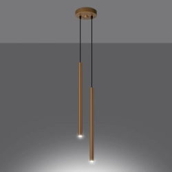 Lampa wisząca PASTELO 2 złota SL.1305 Sollux Lighting