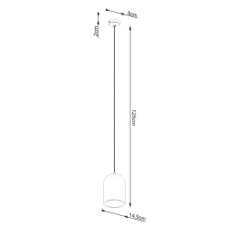 Lampa wisząca NIMIS SL.1306 Sollux Lighting