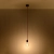 Lampa wisząca EDISON czarna SL.0152 Sollux Lighting