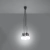 Lampa wisząca DIEGO 5 szara SL.0577 Sollux Lighting