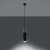 Lampa wisząca BORGIO 1 czarny SL.0650 Sollux Lighting