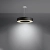 Żyrandol SATURNO SLIM 50 czarny SL.0750 Sollux Lighting