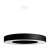 Żyrandol SATURNO SLIM 70 czarny SL.0754 Sollux Lighting