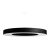 Żyrandol SATURNO SLIM 90 czarny SL.0798 Sollux Lighting