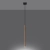 Lampa wisząca PASTELO 1 drewno SL.1266 Sollux Lighting