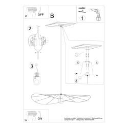 Lampa wisząca ESKOLA 110 czarna TH.011CZ Thoro Lighting