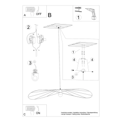 Lampa wisząca ESKOLA 140 czarna TH.012CZ Thoro Lighting