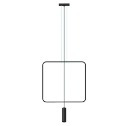 Lampa wisząca RANA 1 czarna TH.018CZ Thoro Lighting