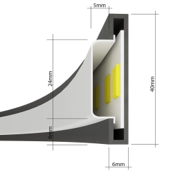 Lampa wisząca RIO 110 biały LED 4000K TH.123 Thoro Lighting