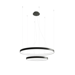 Żyrandol RIO 2 55/78 czarny LED 3000K TH.137 Thoro Lighting