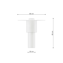 Plafon TVAROR biały TH.139 Thoro Lighting