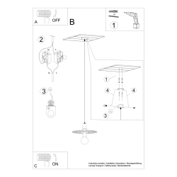 Lampa wisząca SIRKEL 30 czarny TH.144 Thoro Lighting