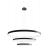 Żyrandol RIO 3 55/78/110 czarny LED 3000K TH.138 Thoro Lighting