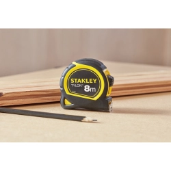 Miara Stanley Tylon 8 m x 25 mm obudowa z tworzywa - karta STANLEY 0-30-657