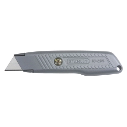 Nóż lekki, uniwersalny, metalowy, ostrze stałe - karta STANLEY 0-10-299