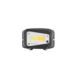 Latarka czołowa z czujnikiem ruchu LED COB 8W (5W+3W) 1800mAh 520lm IP44 (100)